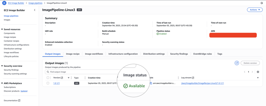 EC2 Image Pipeline